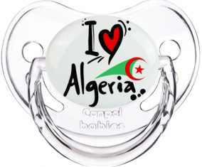 Me encanta Argelia - Bandera dragón clásica transparente