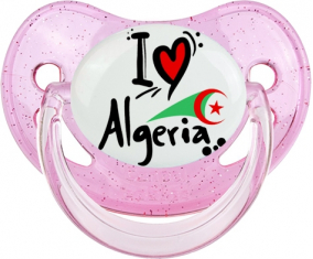 Me encanta Argelia - Dragon Dragon bandera Sequined Rose