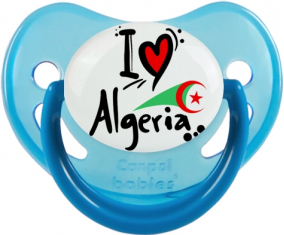 Me encanta Argelia - Dragon Dragon bandera Fosforescente Azul