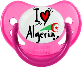Me encanta Argelia - Dragon Dragon bandera Fosforescent Rose