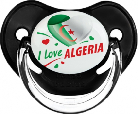 Me encanta el diseño argelino 2 Tetín Fisiológico Negro Clásico