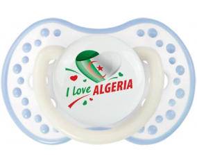 Me encanta el diseño argelino 2 Sucete lovi dynamic Clásico Blanco-cian