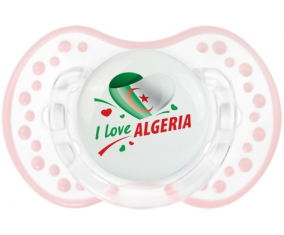 Me encanta el diseño argelino 2 Sucete lovi dynamic clásico retro-blanco-rosa-tierno