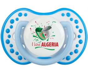 Me encanta argelia diseño 3 Tetina lovi dynamic fosforescente blanco-azul