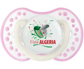 Me encanta argelia diseño 3 Tetina lovi dynamic fosforescente blanco-rosa