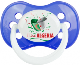Me encanta el diseño argelino 3 Clásico Azul Anatómico Lollipop