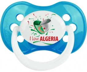 Me encanta argelia diseño 3 Clásico Cian Anatómico Lollipop