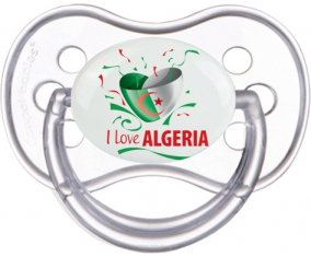 Me encanta el diseño argelino 3 Clásico Transparente Anatómico Lollipop