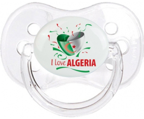 Me encanta el diseño argelino 3 Clásico Transparente Cherry Lollipop