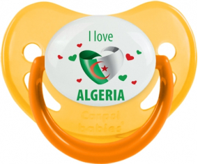 Me encanta argelia diseño 4 Fosforescente Amarillo Fosforescente Piruleta Fisiológica