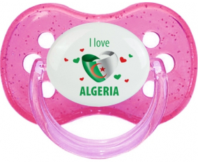 Me encanta argelia diseño 4 Cherry Lollipop Rosa lentejuelas