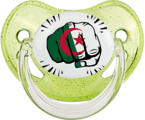 Bandera Argelia Punch Sucete Verde lentejuelas