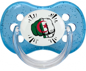 Bandera Argelia golpeó azul cereza lentejuelas lollipop
