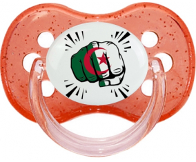 Bandera Argelia golpeó rojo lentejuelas lollipop