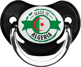 Hecho en Argelia diseño 2 Clásico Negro Fisiológico Tetina