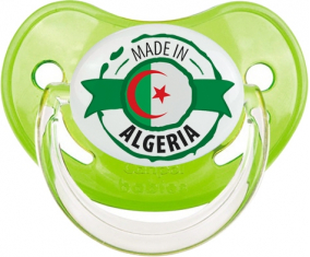 Hecho en Argelia diseño 2 Tetín Fisiológico Verde Clásico