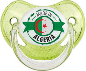 Realizado en Argelia diseño 2 Tetin fisiológica de lentejuelas verdes