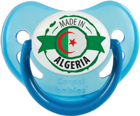 Hecho en Argelia diseño 2 Fosforescente Azul Fisiológico Tetina