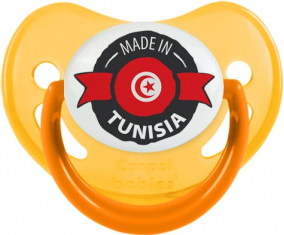 Hecho en Túnez diseño 1 con nombre Physiological Sucete Fosforescente Amarillo