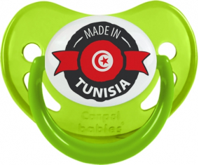 Hecho en Túnez diseño 1 con nombre de pila Physiological Sucete Fosforescent Green