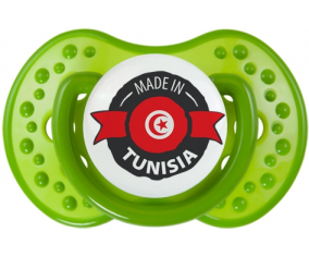 Hecho en Túnez diseño 1 con nombre de pila Tetine lovi dynamic Classic Green