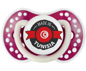 Hecho en Túnez diseño 1 con nombre de pila Tetine lovi dynamic Fucsia Fosforescente