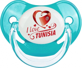 I love Tunisia diseño 1 : Chupete fisiológico personnalisée
