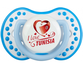 Me encanta Túnez diseño 1 lovi dynamic piruleta fosforescente blanco-azul