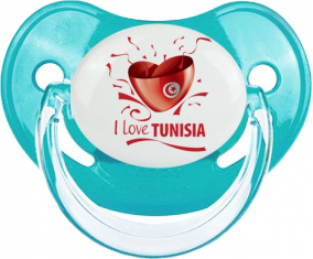 I love Tunisia diseño 2 : Chupete fisiológico personnalisée