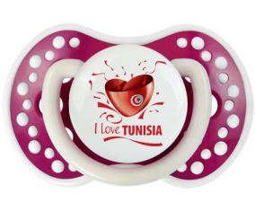 Me encanta Túnez diseño 2 Lollipop lovi dynamic Fucsia Fosforescente