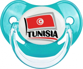 Bandera Túnez diseño 1: Chupete fisiológica personnalisée