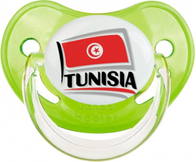 Bandera Túnez diseño 1 Clásico Suceto Fisiológico Verde