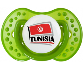 Túnez Bandera diseño 1 Tetine lovi dynamic Classic Green