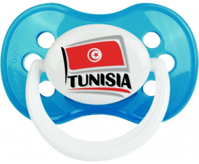 Diseño de bandera de Túnez 1 Clásico Cian Anatómico Lollipop