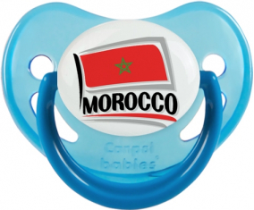 Bandera Marruecos diseño 1 Fosforescente Azul Fisiológico Lollipop