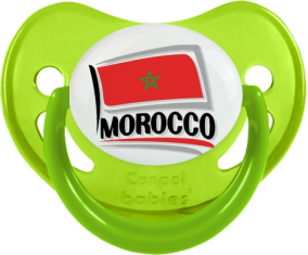 Bandera Marruecos diseño 1 Fosforescente Verde Fisiológico Lollipop