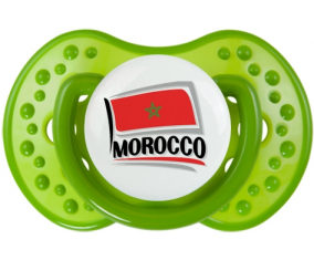 Bandera Marruecos diseño 1: Chupete Lovi dynamic personnalisée
