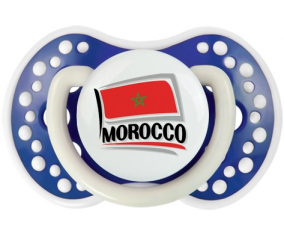 Bandera Marruecos diseño 1 lovi dynamic piruleta azul-marina fosforescente