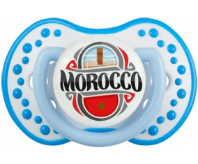 Bandera Marruecos diseño 2 Sucete lovi dynamic fosforescente blanco-azul