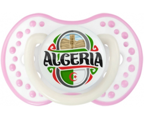 Argelia Flag design 2 Tetine lovi dynamic blanco rosa fosforescente