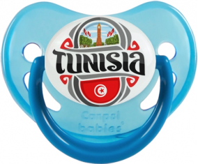 Túnez Bandera diseño 2 Fosforescente Azul Fisiológico Lollipop