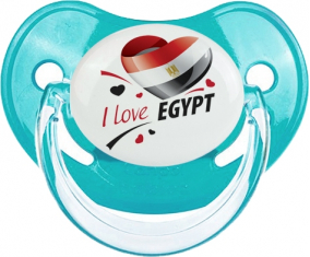 Me encanta Egipto diseño 1 Clásico Azul Fisiológico Lollipop