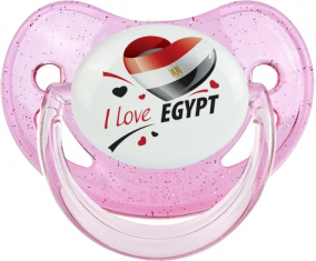 Me encanta Egipto diseño 1 Piruleta Fisiológica de Lentejuelas