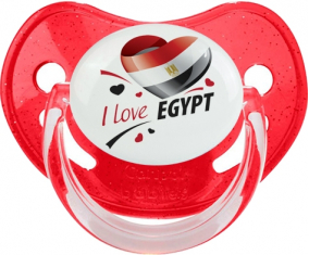 Me encanta Egipto diseño 1 Lentejuelas Rojo Physiological Lollipop
