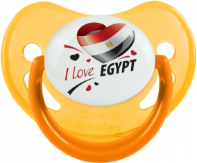 Me encanta Egipto diseño 1 Fosforescente Amarillo Fisiológico Lollipop
