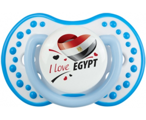 Me encanta Egipto diseño 1 lovi dynamic piruleta fosforescente blanco-azul