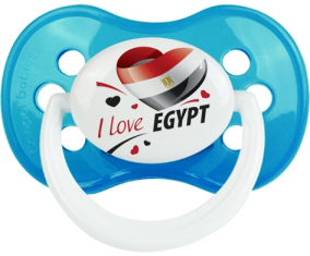 Me encanta Egipto diseño 1 Clásico Cian Anatómico Lollipop