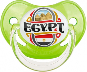 Bandera Egipto diseño clásico suceto fisiológico verde