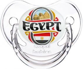 Bandera Egipto diseño Sucete Fisiológico Clásico Transparente