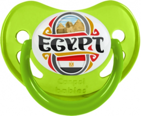 Bandera Egipto diseño Sucete Fisiológico Fosforescente Verde